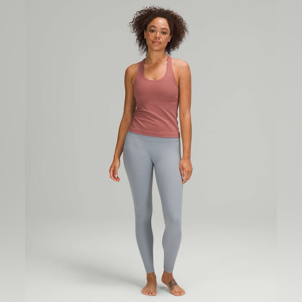 Lululemon Cool Racerback Tank Top Shorter Length Cropped Running Yoga Workout - Picture 2 of 10